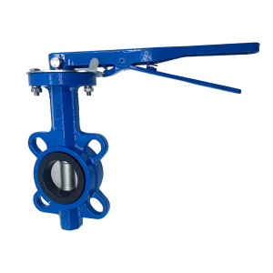 VIP Wafer Butterfly Valve, DI Body, 316 S/S Disc, Viton Seat, MI Lever, To Suit PN10/16 & ASA 125/150 Flanges