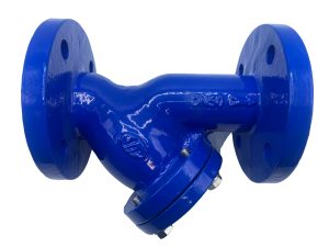 VIP Epoxy Coated Cast Iron Y Strainer, Flanged PN16
