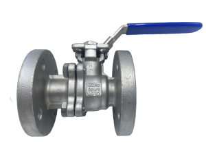 VIP 2 Piece 316 S/S PN16 Flanged Anti-Static Full Bore Ball Valves with ISO Mounting Pads, Lockable Lever