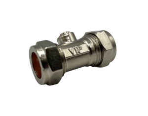 VIP Chrome Plated Compression Mini Pattern Ball Valve
