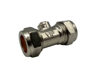 VIP Chrome Plated Compression Mini Pattern Ball Valve