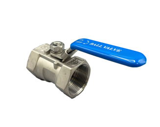 Mars Stainless Steel 2 Piece Full Bore Ball Valve, Lockable Lever