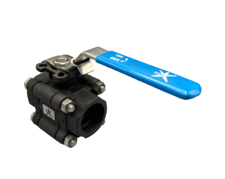 Mars Socket Weld Carbon Steel Ball Valve, Carbon Filled PTFE Seats, ISO Pad, Anti-Static Design, Lockable Lever