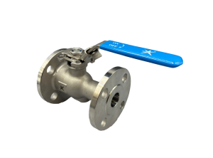 Mars Flanged ASA150 Stainless Steel Reduced Bore Ball Valve, RPTFE Seats, Anti-Static / Fire Safe Design, Raised ISO Pad, Lockable Lever
