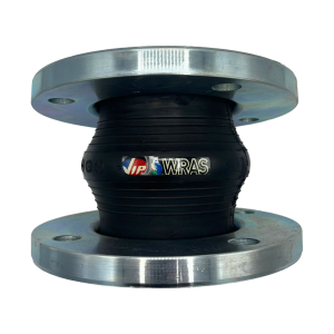 VIP PN6 Untied EPDM Rubber Bellows, Galvanised Steel Flanges