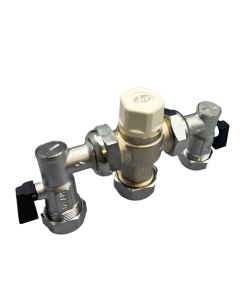 VIP 4 in 1 Thermostatic Failsafe Mixing Valves with Check Valves, Strainers & Test Points