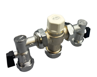 VIP 4 in 1 Thermostatic Failsafe Mixing Valves with Check Valves, Strainers & Test Points