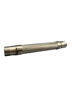 VIP BSP Male Stainless Steel Braided Hose Assembly