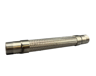 VIP BSP Male Stainless Steel Braided Hose Assembly