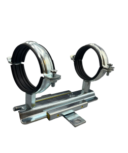 VIP Heavy Duty Double Slide Guides For Copper Pipes, Complete with Lug - 9kN
