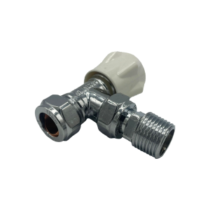 Lockshield Wheel Handle Radiator Valve with 10mm Sudo Fitting