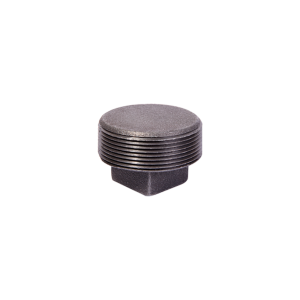 Black BSP Malleable Iron Plug Without Flange