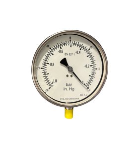 VIP Pressure Gauges, 6" Dials, Fully Stainless Steel Vacuum Gauge, 3/8" BSP Bottom Connection