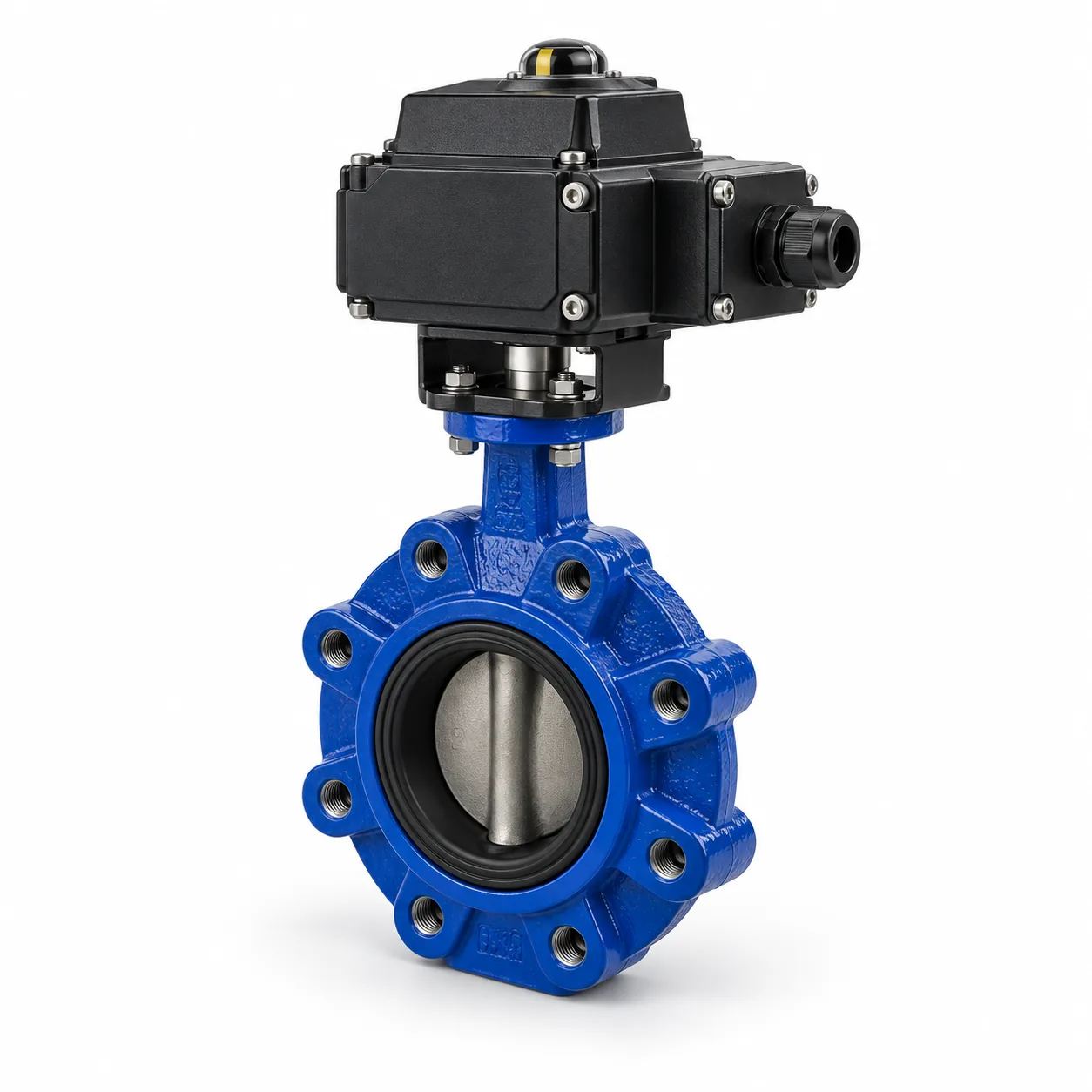 VIP actuated butterfly valve package for data centre cooling systems