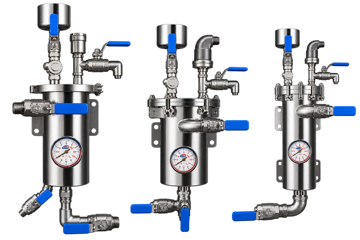 BSP Filter Pots for closed heating and chilled-water system protection