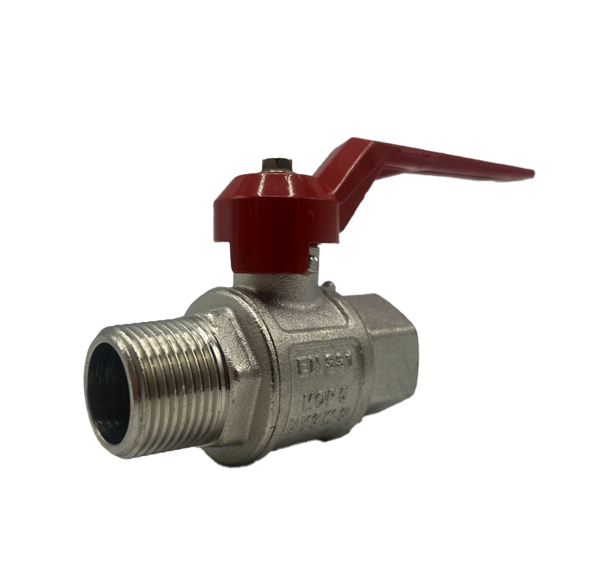VIP BSP Full Bore Brass Ball Valve, MxF, Lever Operated