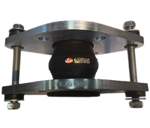 VIP PN6 Tied EPDM Rubber Bellows, Galvanised Steel Flanges with Tie Rods