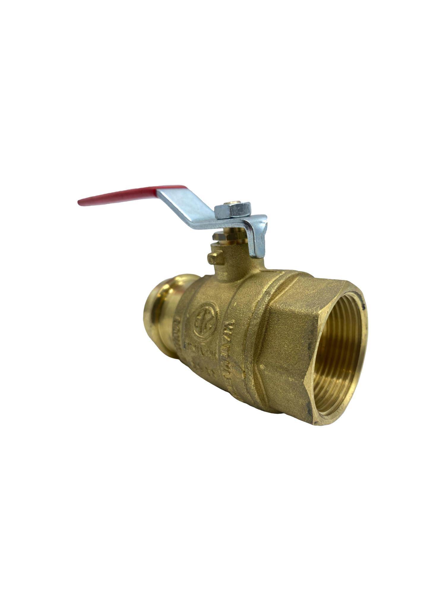 VIP DZR V Profile Press Ball Valve, Female x Pressfit Ends