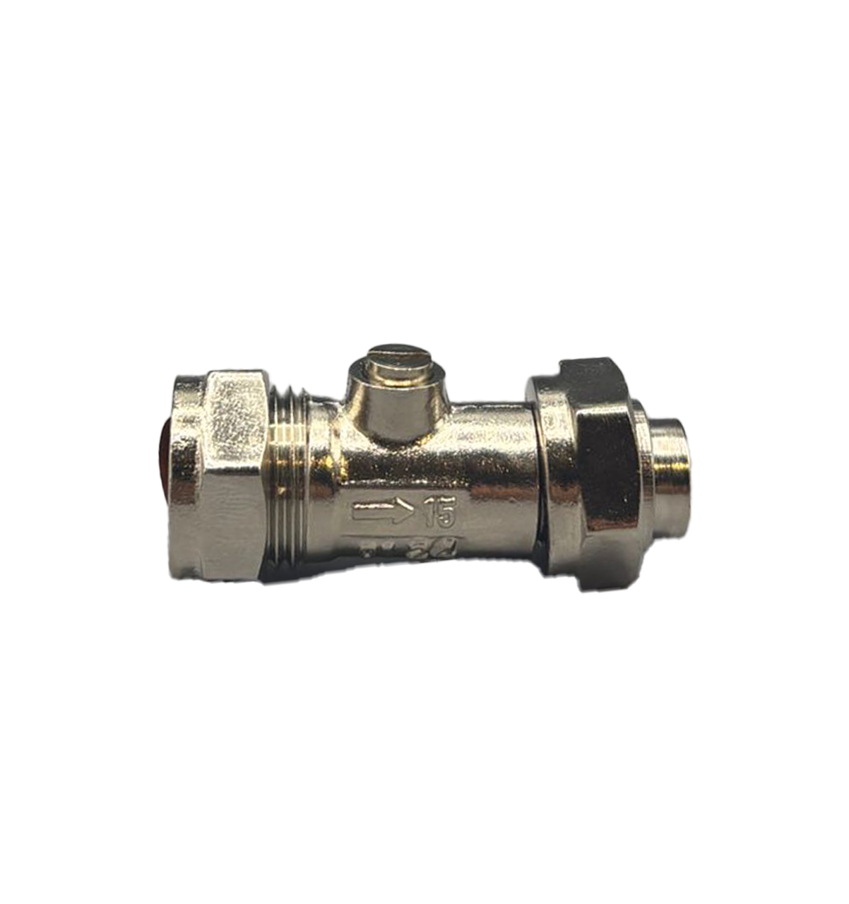 VIP Chrome Plated Service Valve, Compression x 1/2" Female Swivel
