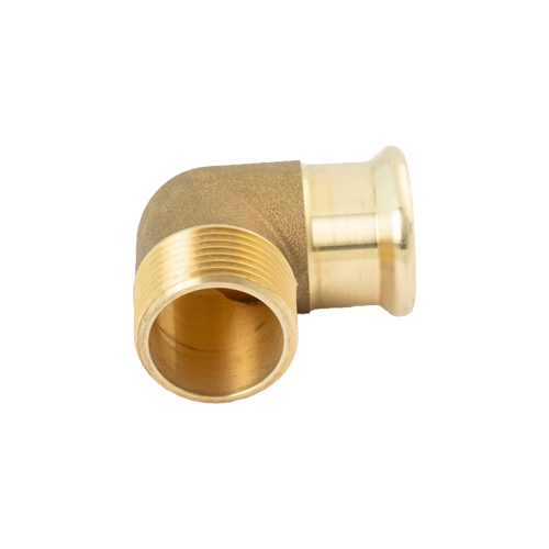 Copper M Profile 90 Degree Bends, Male Thread