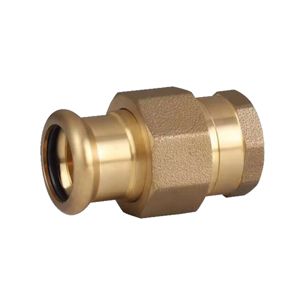 Copper M Profile Straight Union Connectors, Female