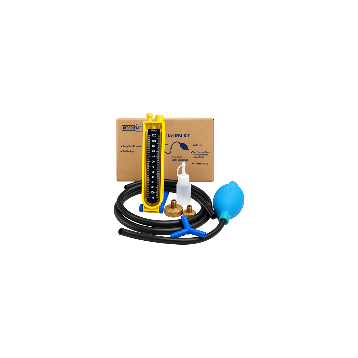 Boxed Drain Testing Kit