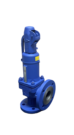 ARI Flanged SG Iron Ari-Safe Full Lift Safety Valve, Closed Bonnet, Open Lever