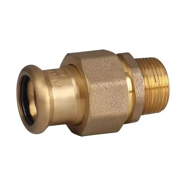Copper M Profile Straight Male Union Connector