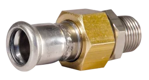 Stainless Steel M Profile Male Union Adaptor