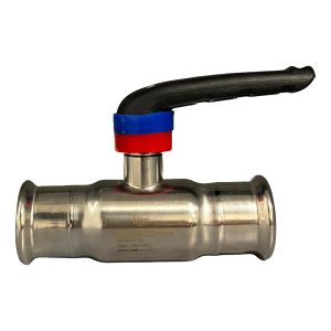 VIP Stainless Steel Press Ball Valve, 'M' Profile