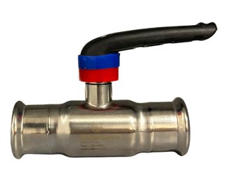 VIP Stainless Steel Press Ball Valve, 'M' Profile